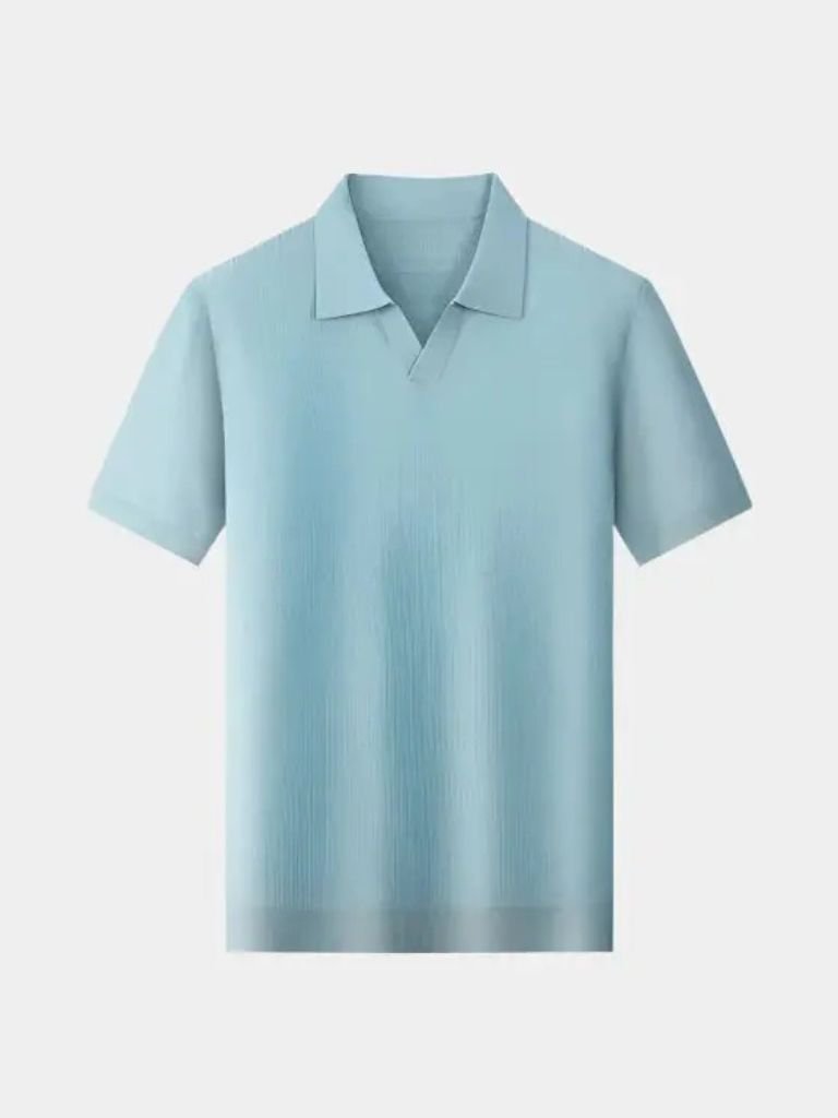 Colton - Open Collar Short Sleeve Shirt