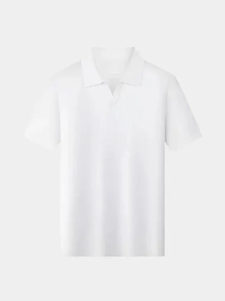 Colton - Open Collar Short Sleeve Shirt