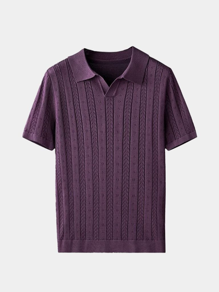Curtis - Textured Knit Polo