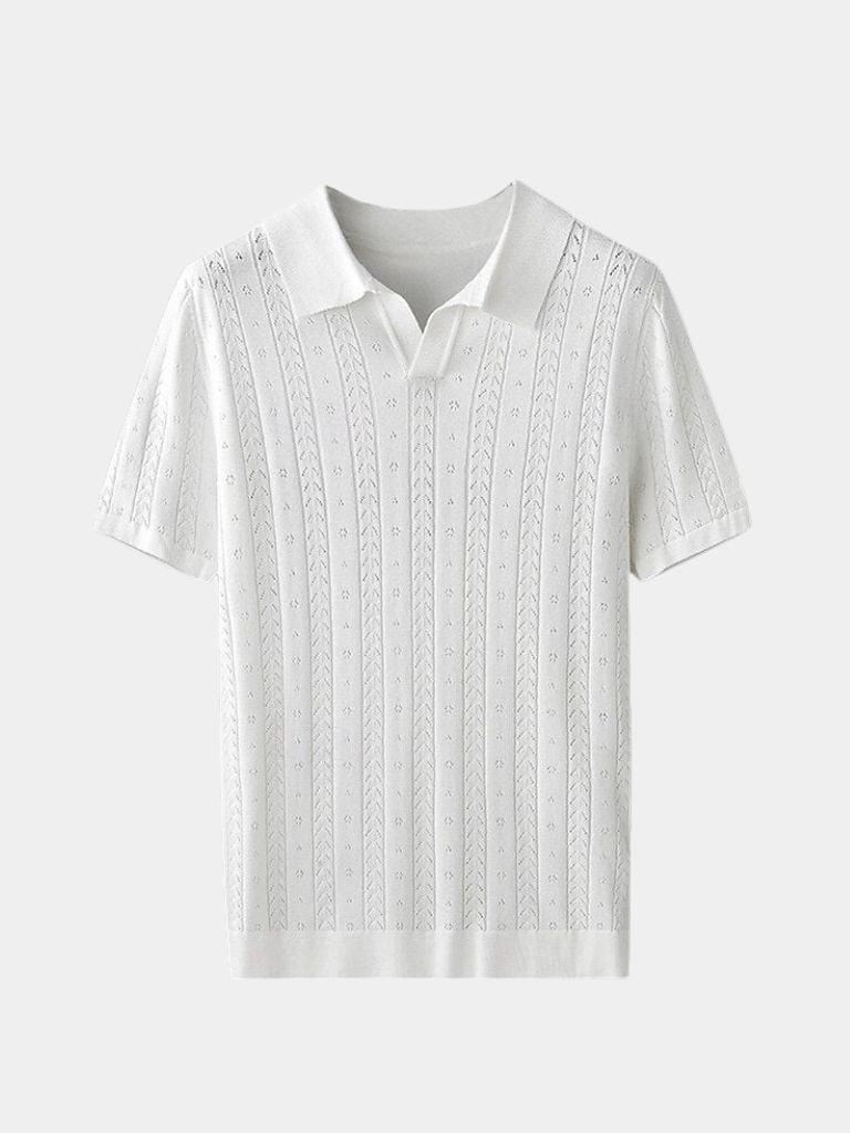 Curtis - Textured Knit Polo