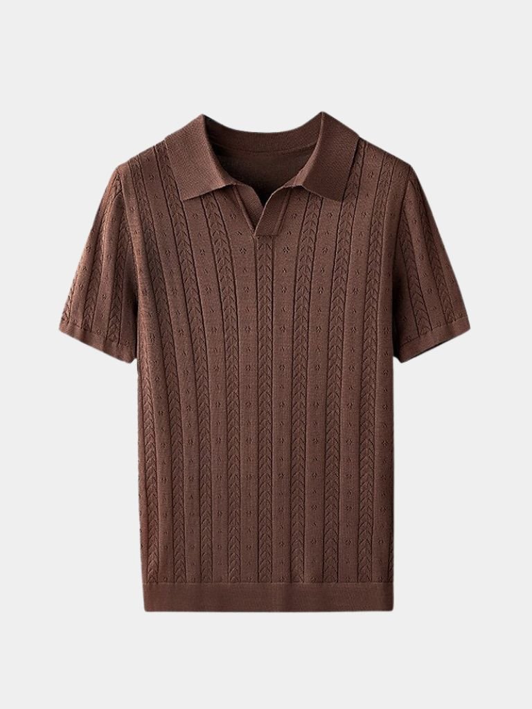 Curtis - Textured Knit Polo