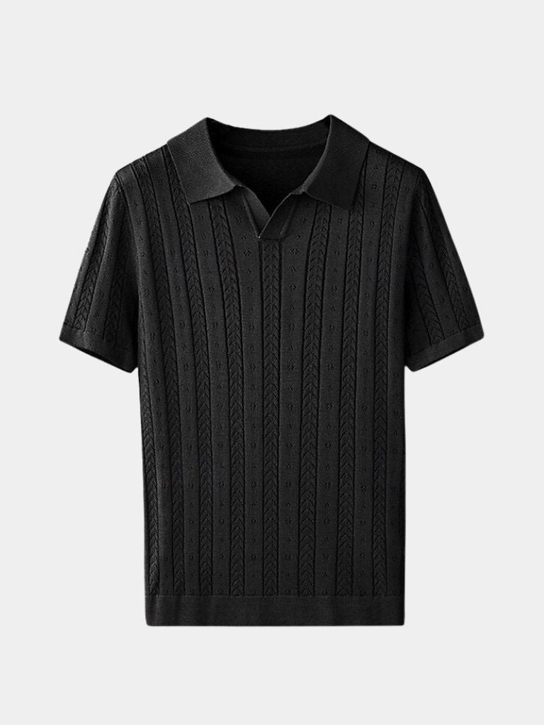 Curtis - Textured Knit Polo