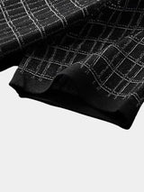 Dallas - Black Textured Knit Polo