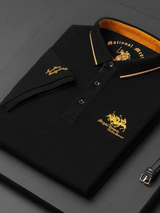 Dustin - Navy Club Stripe Polo
