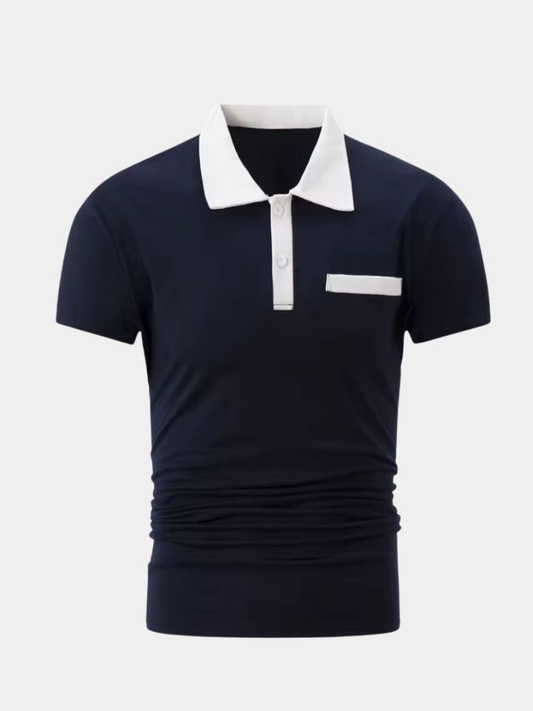Garrett - Contrast Collar Polo