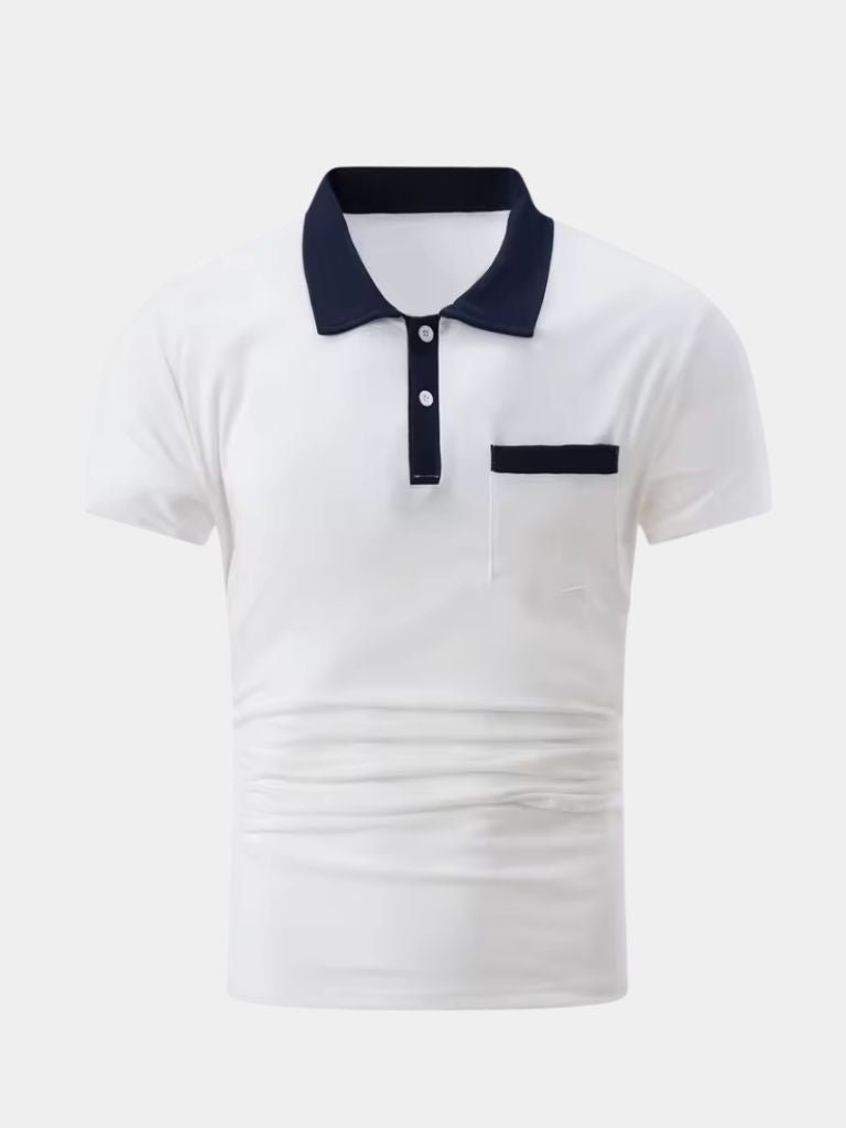 Garrett - Contrast Collar Polo
