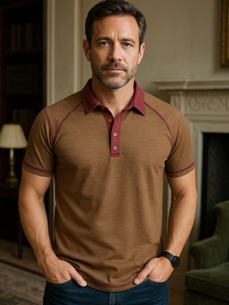Grant - Contrast Piping Polo