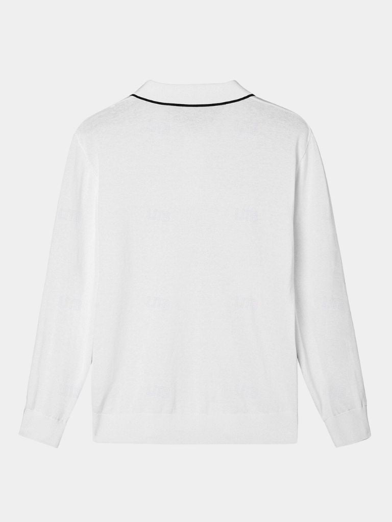 Jared - Long Sleeve Zip Polo