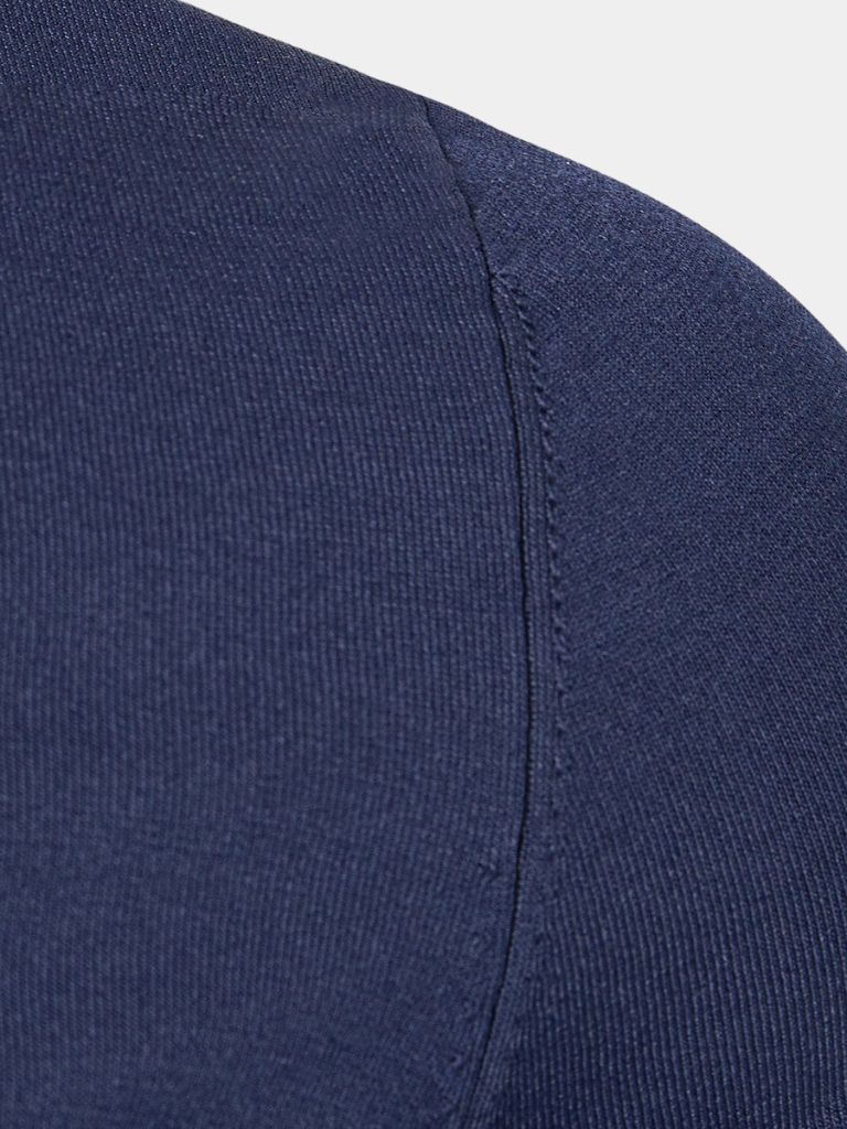 Keegan - Knit Polo with Open Collar