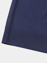 Keegan - Knit Polo with Open Collar