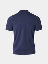 Keegan - Knit Polo with Open Collar