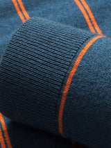 Colton - Striped Long Sleeve Polo