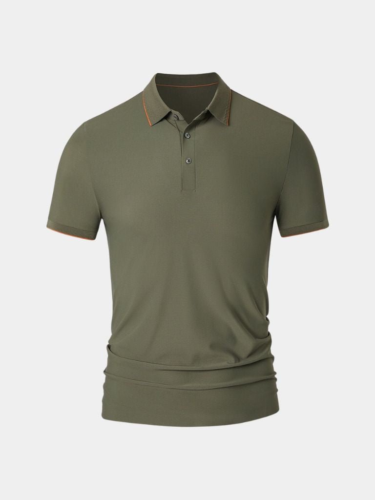 Curtis - Olive Green Classic Polo