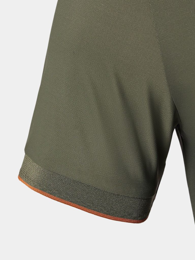 Curtis - Olive Green Classic Polo