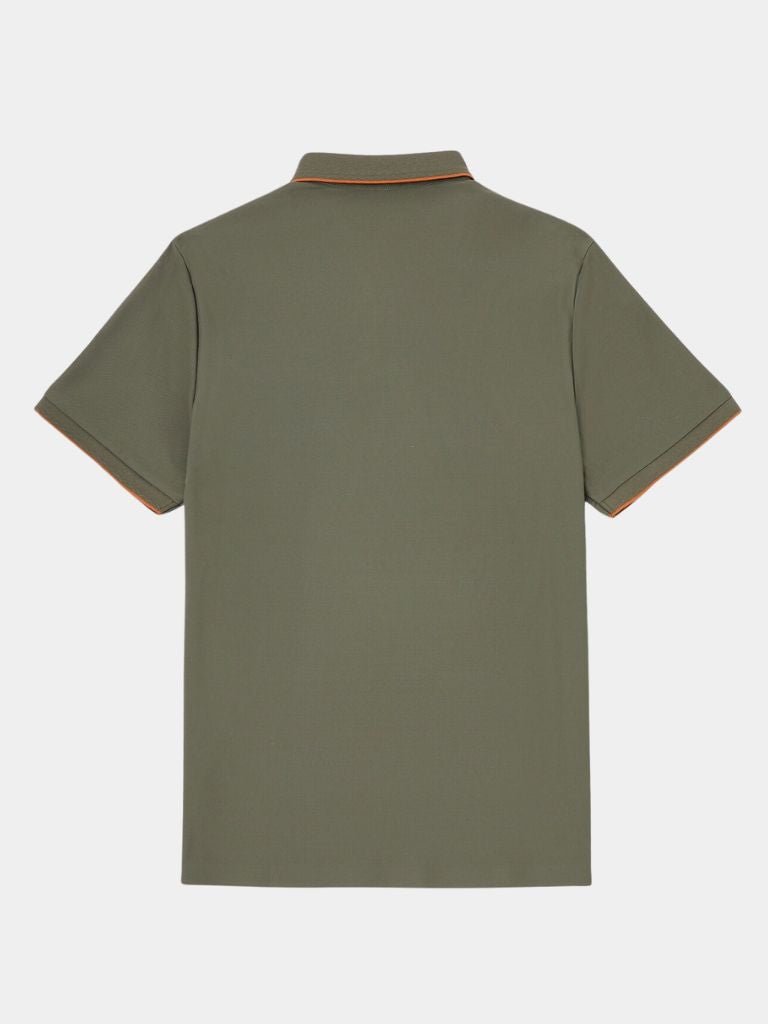 Curtis - Olive Green Classic Polo