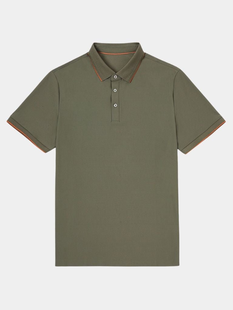 Curtis - Olive Green Classic Polo