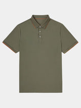 Curtis - Olive Green Classic Polo