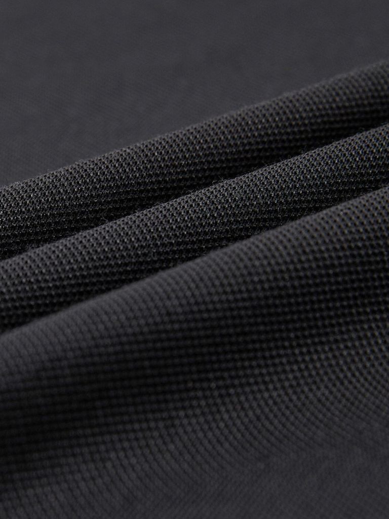 Dallas - Black Polo with Contrast Piping