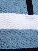 Devin - Colour Block Zip Polo