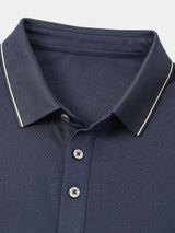 Eric - Navy Polo with Classic Collar