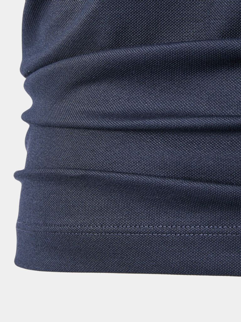 Eric - Navy Polo with Classic Collar