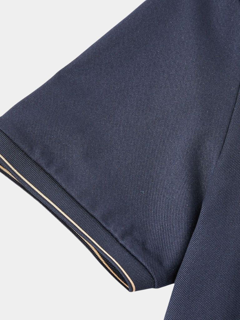 Eric - Navy Polo with Classic Collar