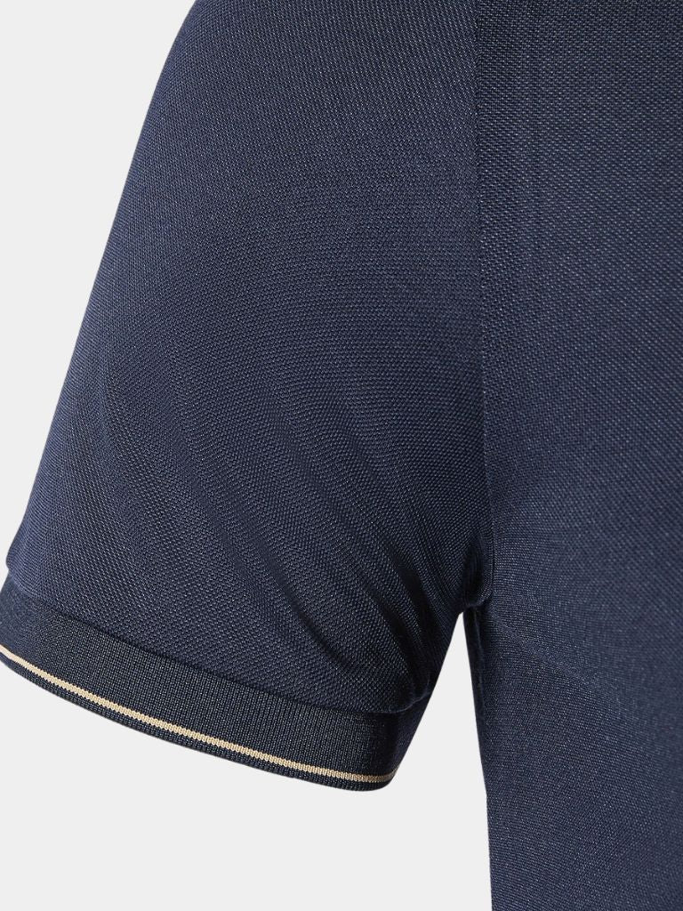 Eric - Navy Polo with Classic Collar