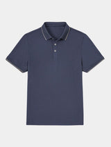 Eric - Navy Polo with Classic Collar