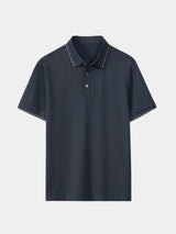 Eric - Navy Polo with Classic Collar