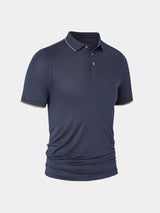 Eric - Navy Polo with Classic Collar