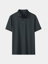 Eric - Navy Polo with Classic Collar