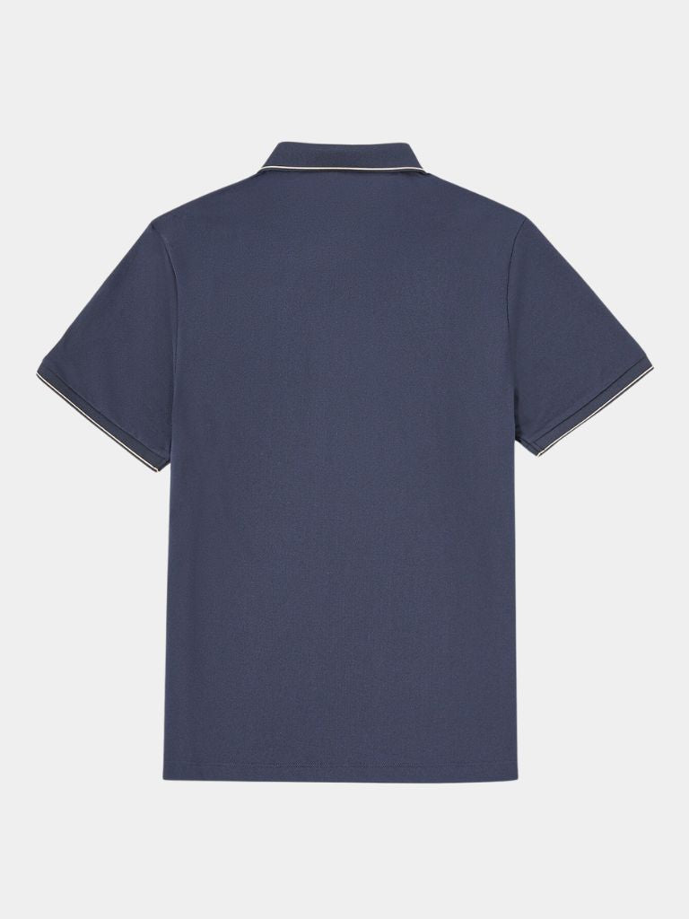 Eric - Navy Polo with Classic Collar