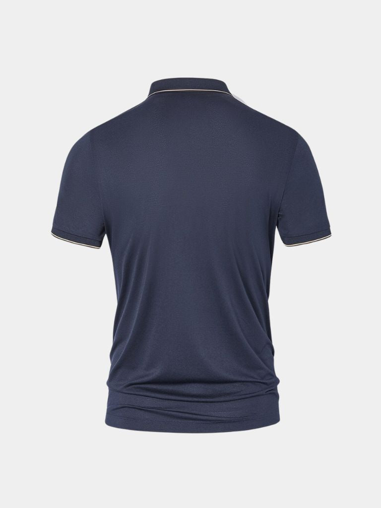 Eric - Navy Polo with Classic Collar