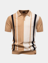 Graham - Retro Vertical Stripe Polo
