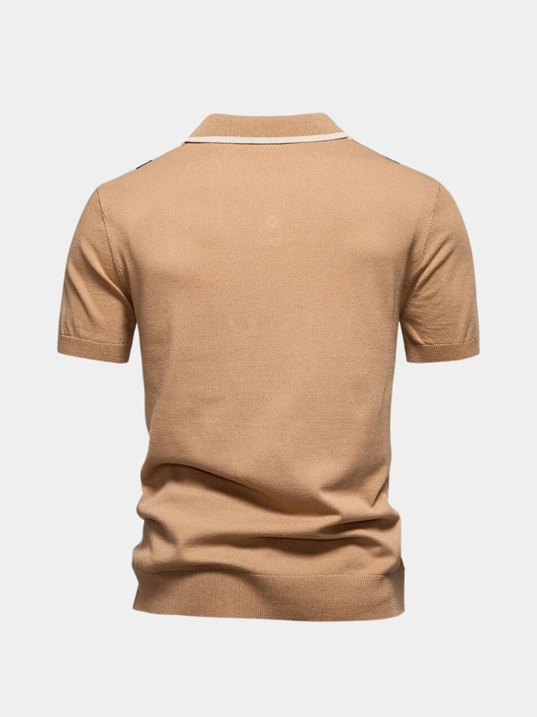 Graham - Retro Vertical Stripe Polo