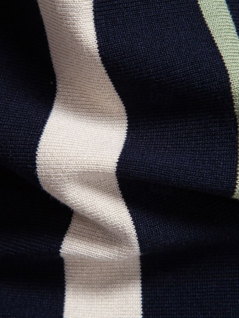 Graham - Retro Vertical Stripe Polo