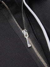 Grant - Black Zip Collar Polo