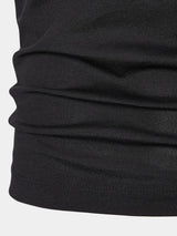 Grant - Black Zip Collar Polo