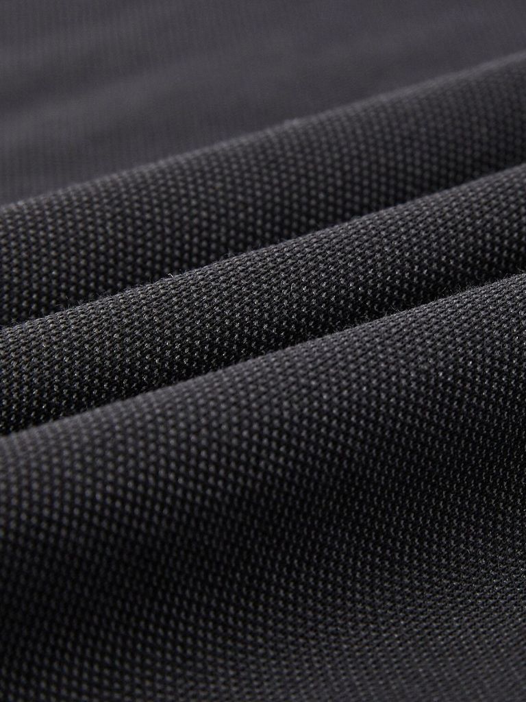 Grant - Black Zip Collar Polo