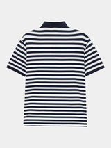 Greg - Dark Blue Striped Polo