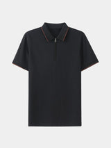 Jared - Blue Quarter Zip Polo
