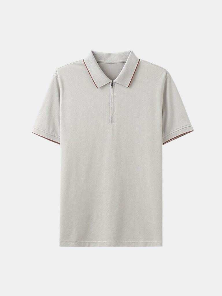 Jared - Blue Quarter Zip Polo