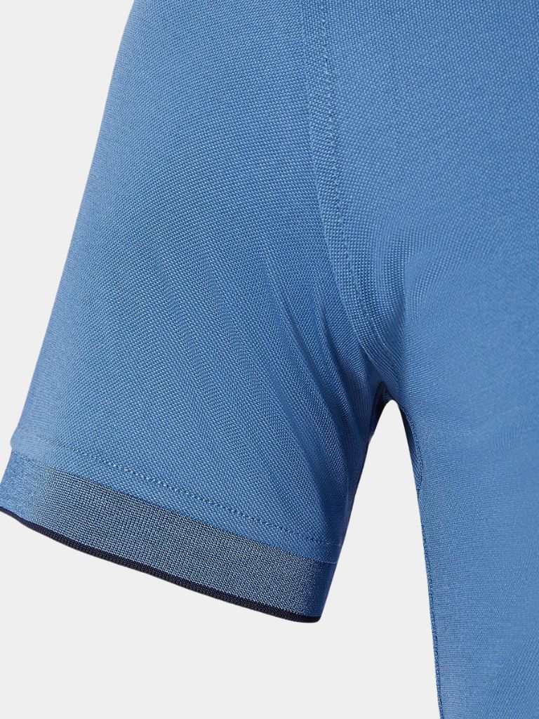 Jared - Blue Quarter Zip Polo