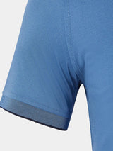 Jared - Blue Quarter Zip Polo