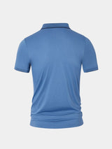 Jared - Blue Quarter Zip Polo