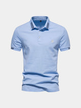 Joel - Light Blue Classic Polo