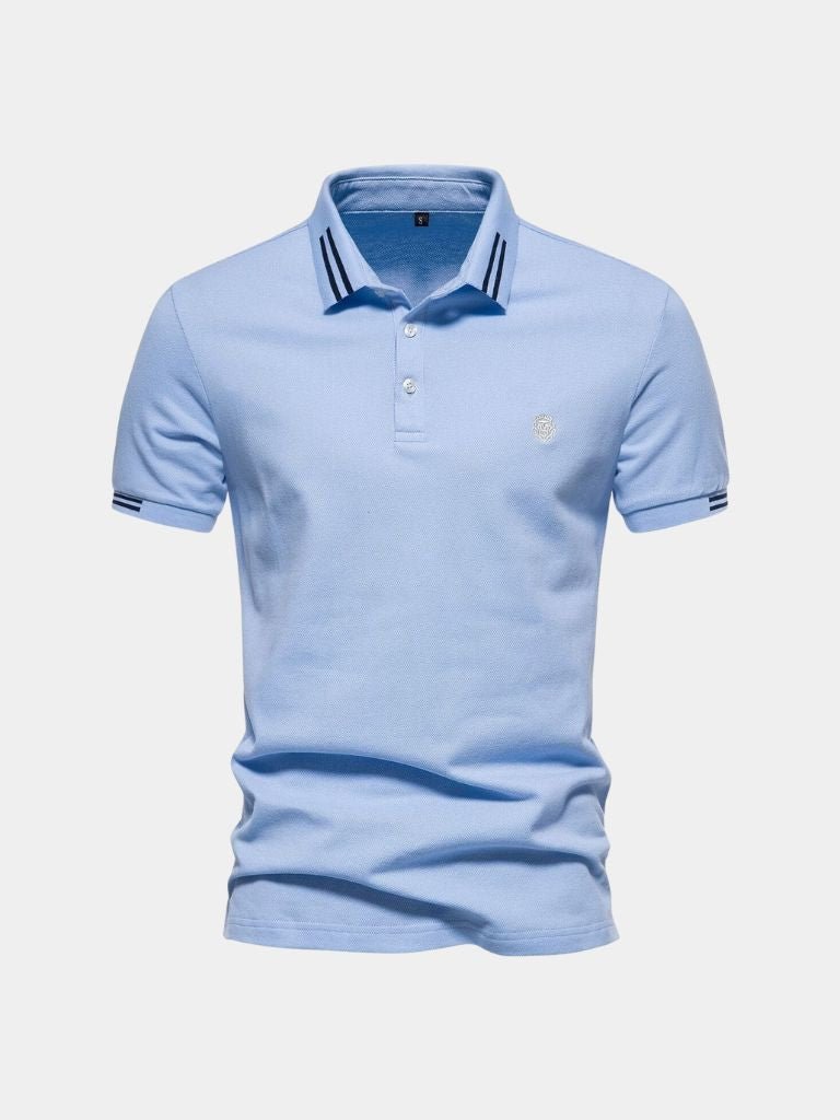 Joel - Light Blue Classic Polo