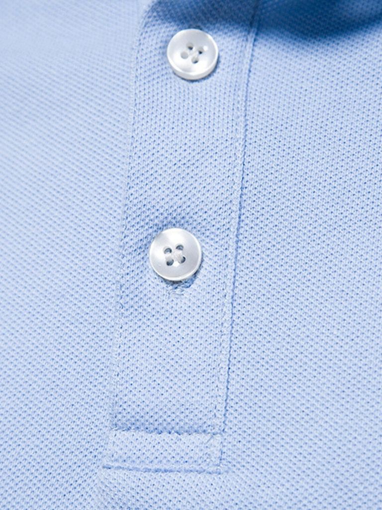 Joel - Light Blue Classic Polo