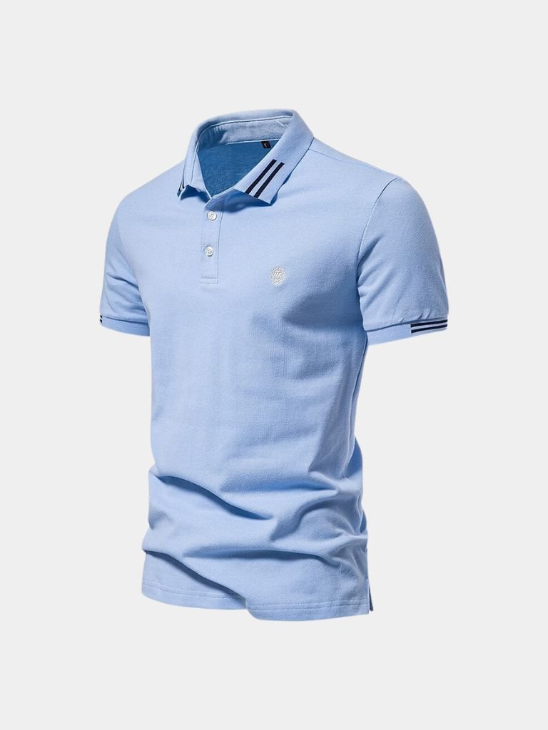 Joel - Light Blue Classic Polo