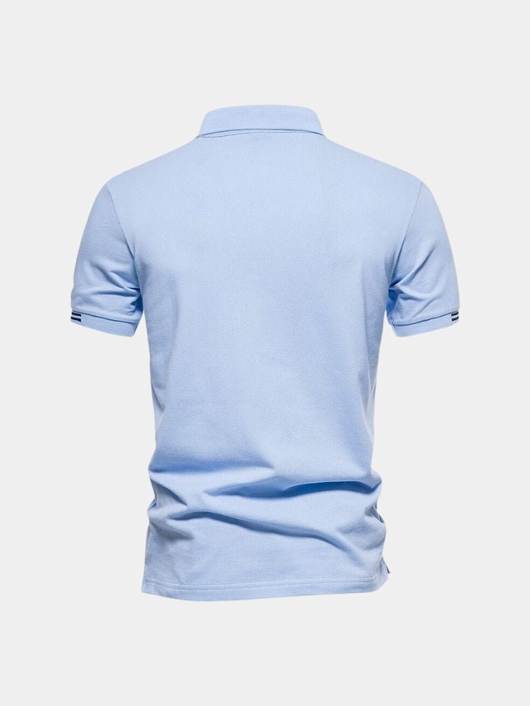 Joel - Light Blue Classic Polo